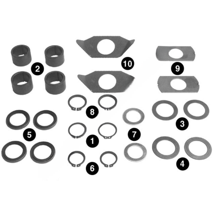 TDA KIT8030 BRAKE REPAIR KIT, MINOR