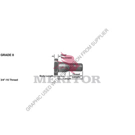 TDA R0010258R STUD/RH