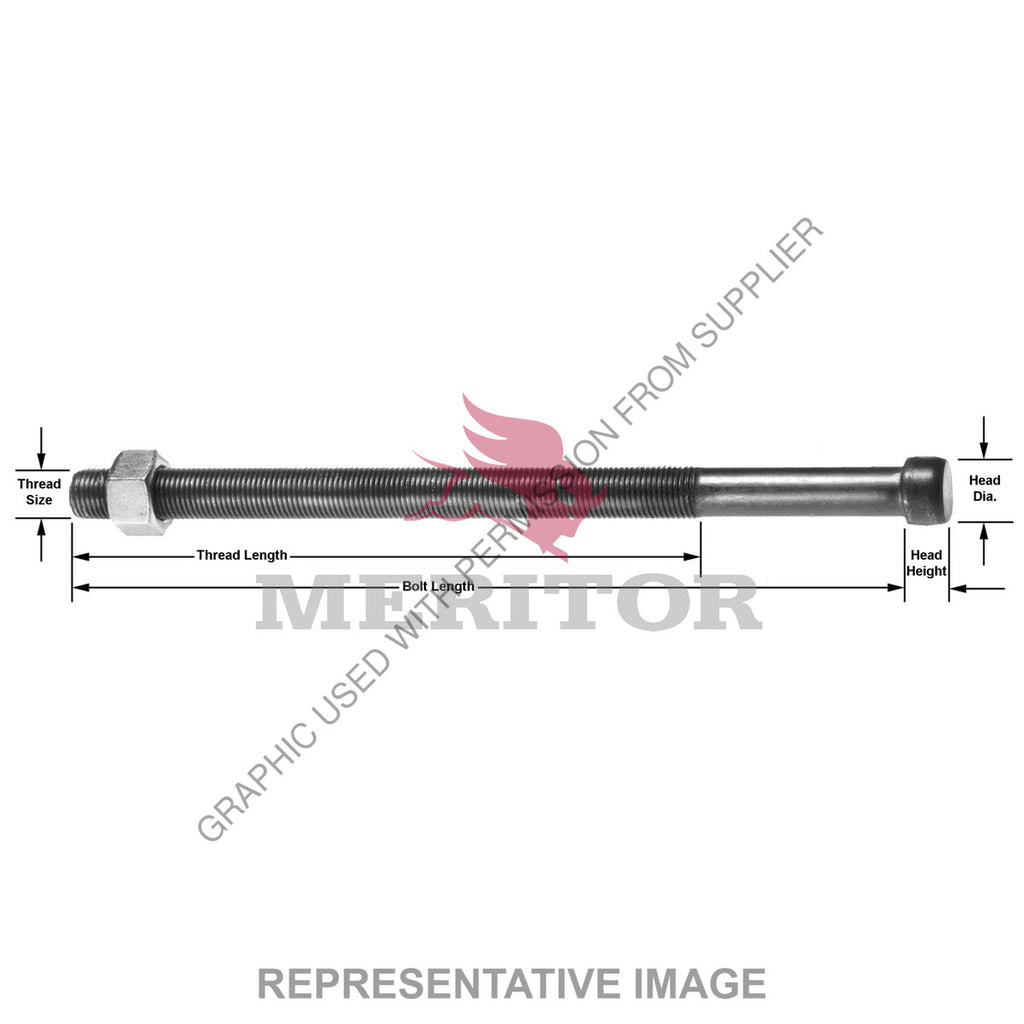 TDA R303198 SPRING CTR BOLT