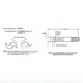 TDA R607198 CAMSHAFT 1.50-28