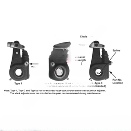 TDA R802512 BRAKE SLACK ADJUSTER 1.50-28