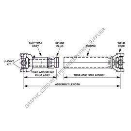 TDA R9553SF ASSY PTO UNWELDED