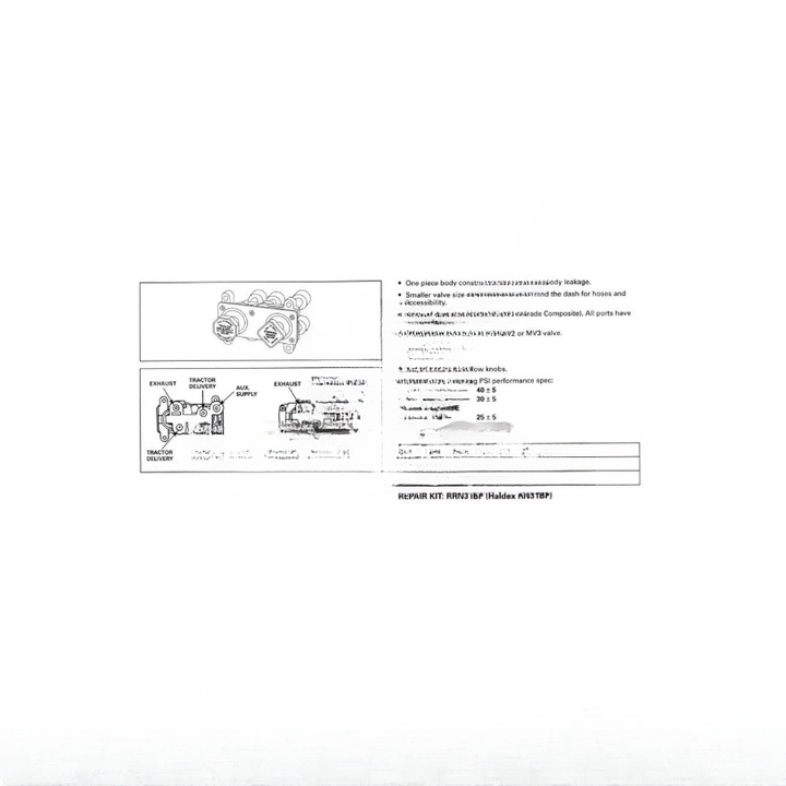 TDA RKN20612 DASH CONT VALVE