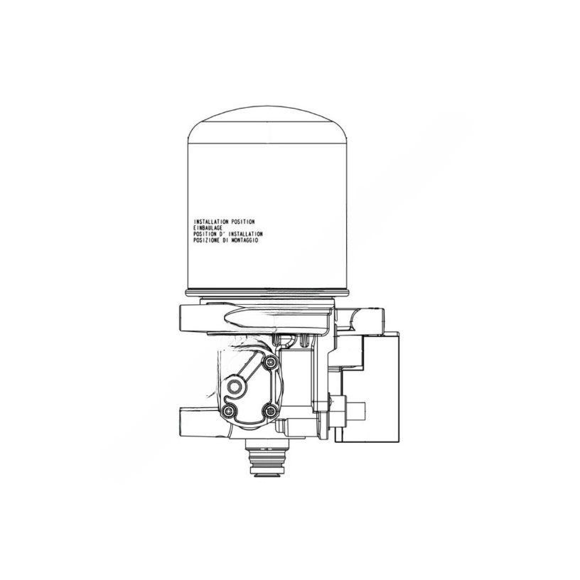 TDA S432 433 052 0 AIR DRYER-TWIN,TCV,21CFM,12V