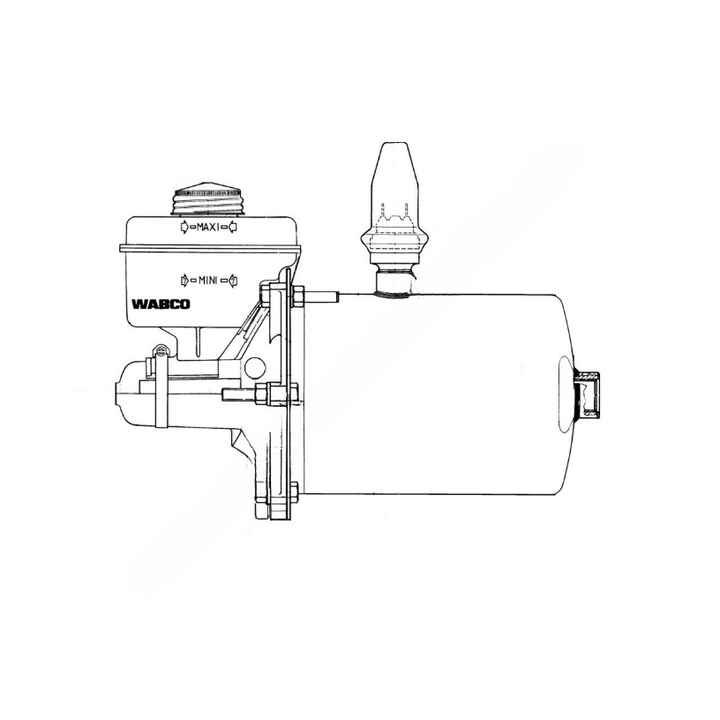 TDA S921 399 024 0 HYD BRAKE COMPONENT - AIR/HYDRAULIC ACTU