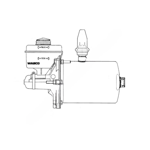 TDA S921 399 024 0 HYD BRAKE COMPONENT - AIR/HYDRAULIC ACTU