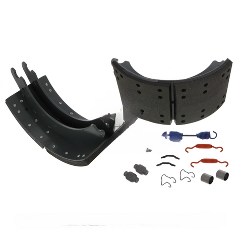 TDA XKW3124707QP 2 REMAN BRAKE SHOES AND HARDWARE KIT