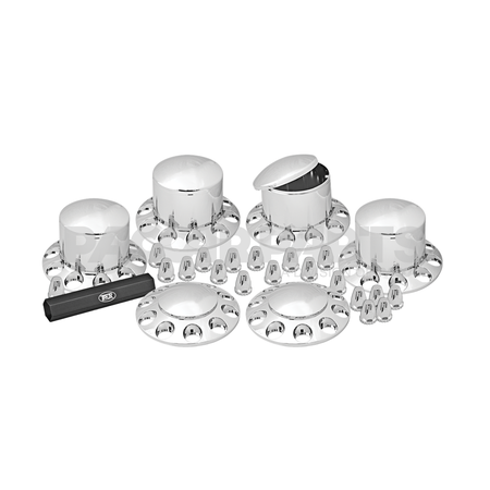 THUB-C1 Hubcap2 Front 4 Rear Axle Cover Kit