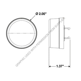 TL  30286Y LAMP-AUX,LED,SELF FLASHING