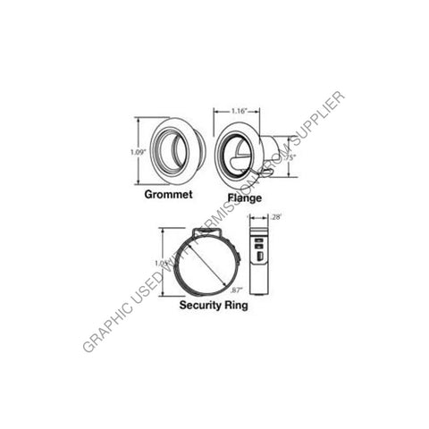 TL  33720 GROMMET-SEALING,0.070-0.125