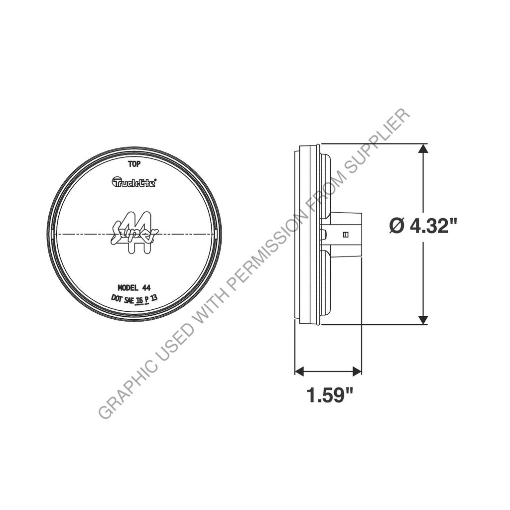 TL  44294Y LMP-MDL44,LED,F/P/T,12V