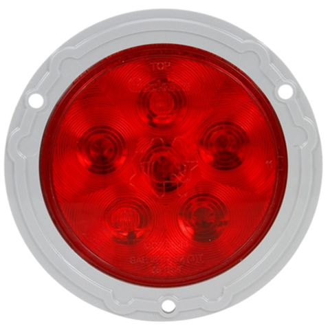 TL  44322R LAMP-6 DIO LED,S/T/T,RED,SUPR 44,GR FLNG