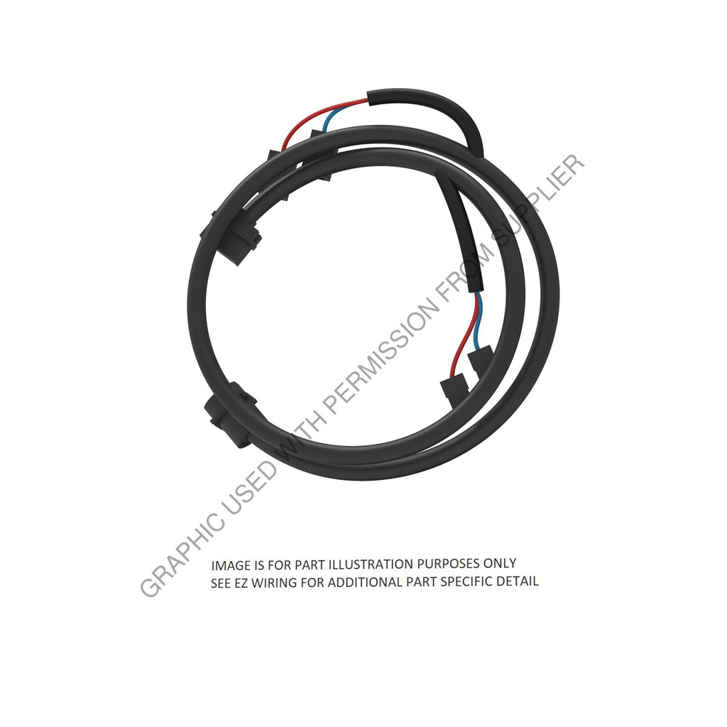 TL  86307 HARNESS-88,LH MID TURN RCPT 48"