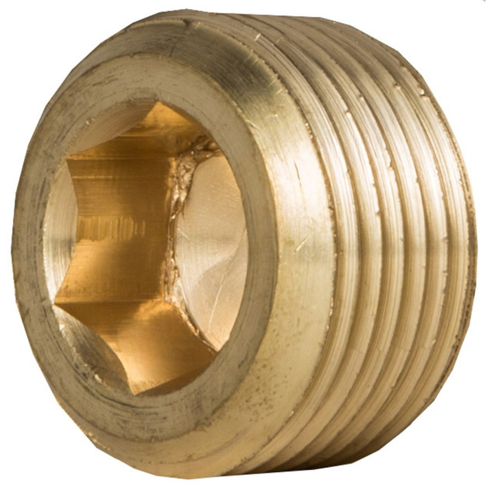 TTM 118 B C'SUNK HEX HEAD PLUG  1/4TUBE
