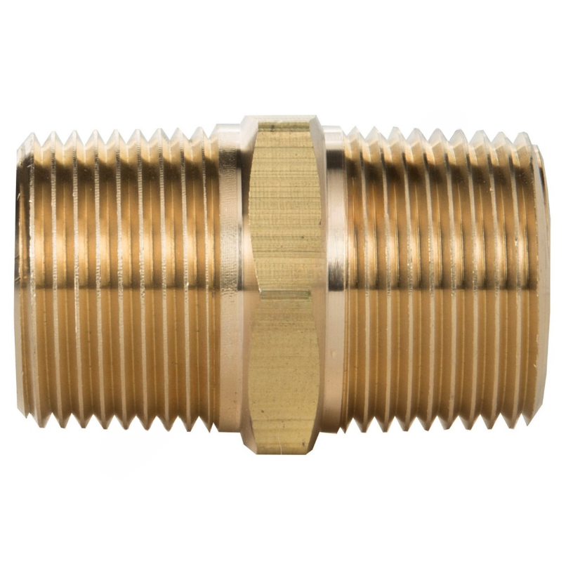 TTM 122 A HEX NIPPLE  1/8TUBE