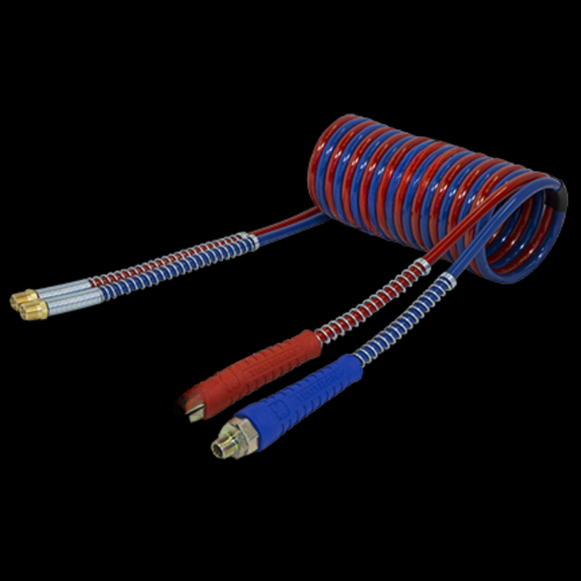 TTM 17M12H HOSES-COIL,12FT,14/14 INCH ,DUAL-LN