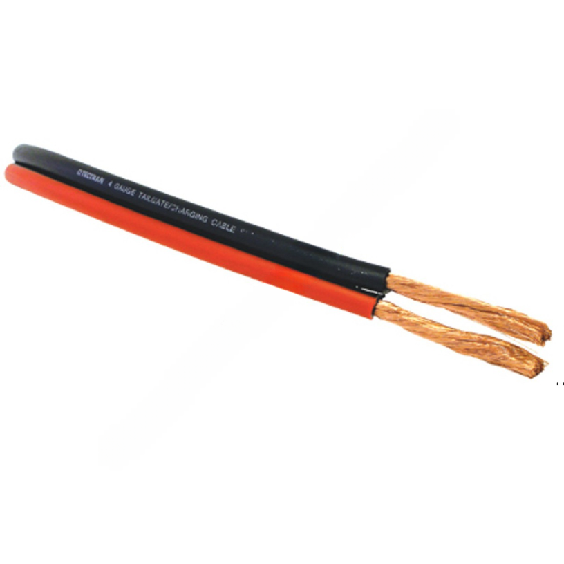 TTM 7204A Q DUAL CABLE BLACK 25'-4 GA