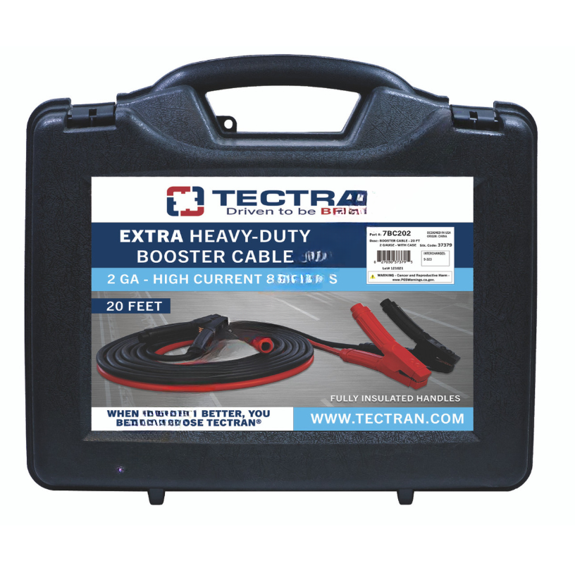 TTM 7BC202 BOOSTER CABLE - 20FT - 2 GAUGE