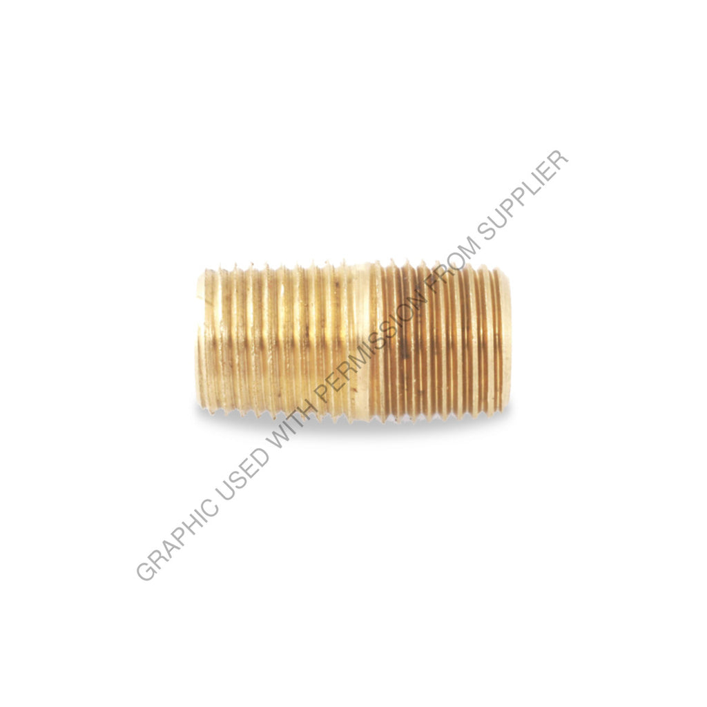 VEL 016054 BRASS CLOSE NIPPLE 1