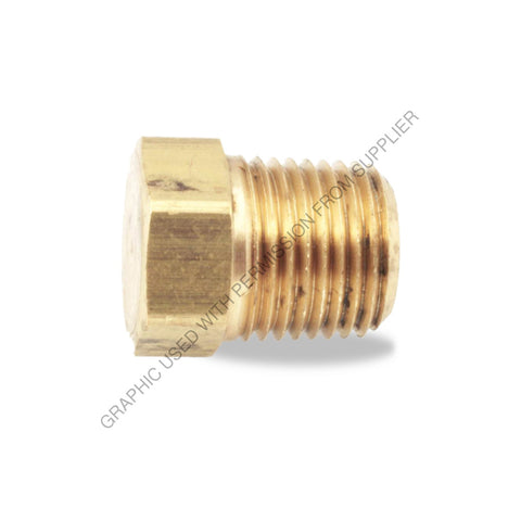 VEL 017057 BRASS HEX HD PLUG 1/
