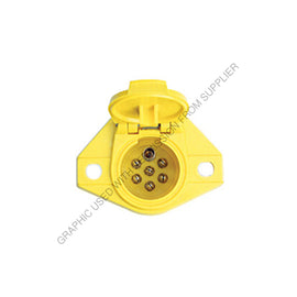 VEL 593106 7-WAY ISO PLUG SOCKE