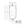 VEL 708522 MIRROR HD,BLACK, RH