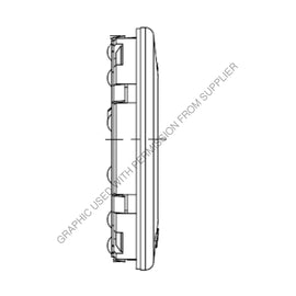 VIP HB10FL BUTTON-HORN,ELECTRIC,FTL LOGO,BLACK