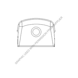 VIP V4217L STEERING WHEEL-18",LTHR,MPX,W/WIPER