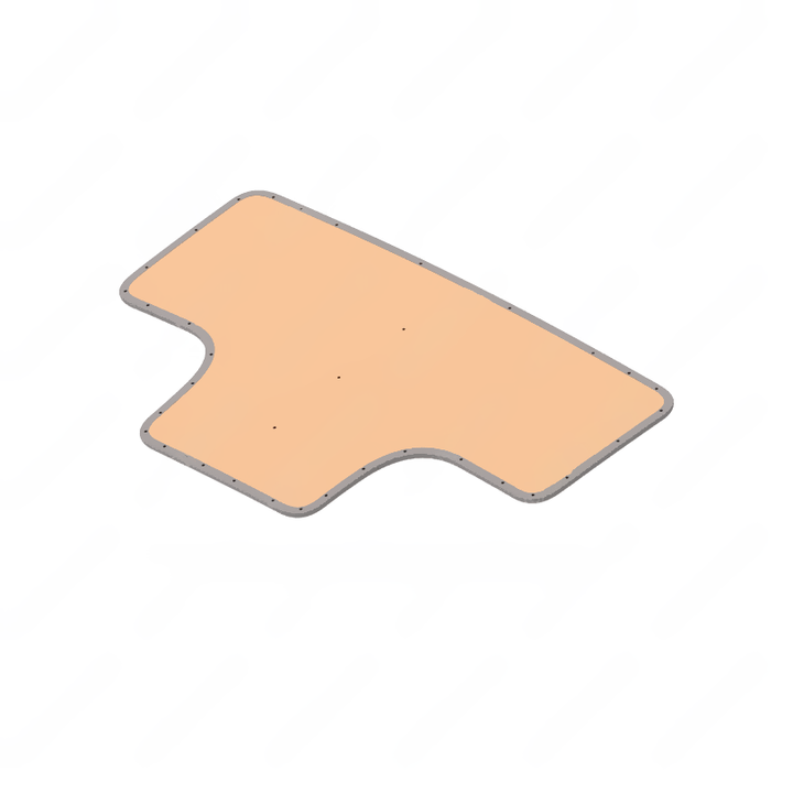 W18-00391-006 UPH-HEADLINER,REAR,70