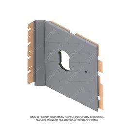 W18-00585-034 UPH-LH SIDE PNL 72 VENT PREM