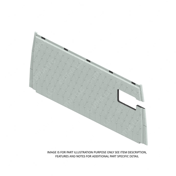 W18-00728-010 UPHOLSTERY-BACKWALL,LOWER,54 INCH,STRATO