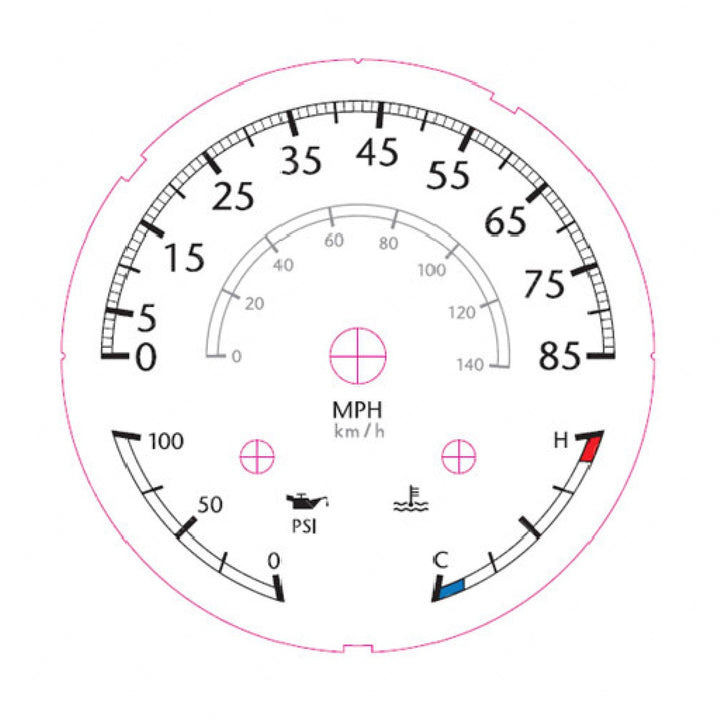 W22-00005-032 GAUGE-OIL PRESSURE,POL