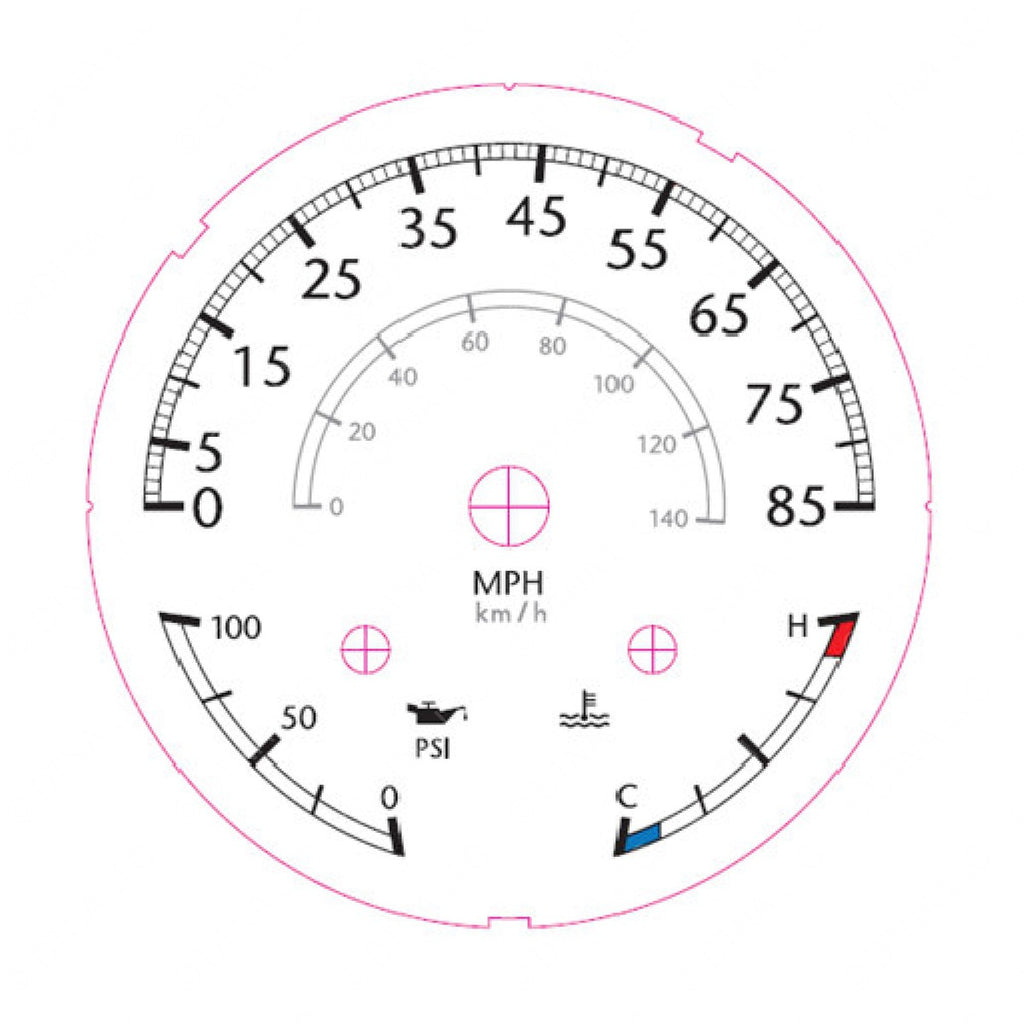 W22-00005-033 GAUGE-OIL PRESSURE,POL