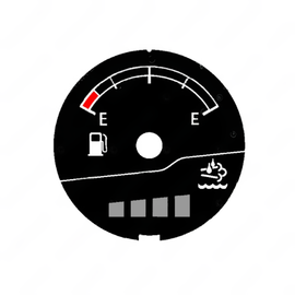 W22-00009-027 GAUGE-FUEL LEVEL,POL,07