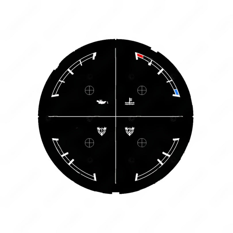 W22-00013-020 GAUGE-AIR PRESSURE,4N1,OP/CT,POL