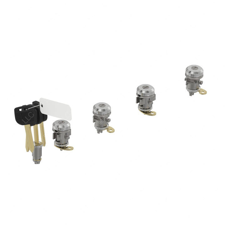 W22-00073-000 M2 4DR LOCKSET, 4 KYS  1001-15