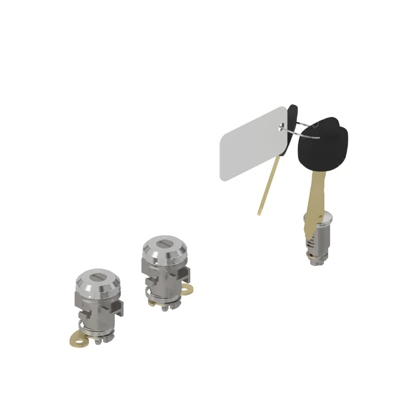 W22-00075-040 M2/P3 LOCKSET,3 KEYS,1501-3001