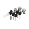 W22-00082-007 M2 4DR LOCKSET,6 KYS,1001-1500