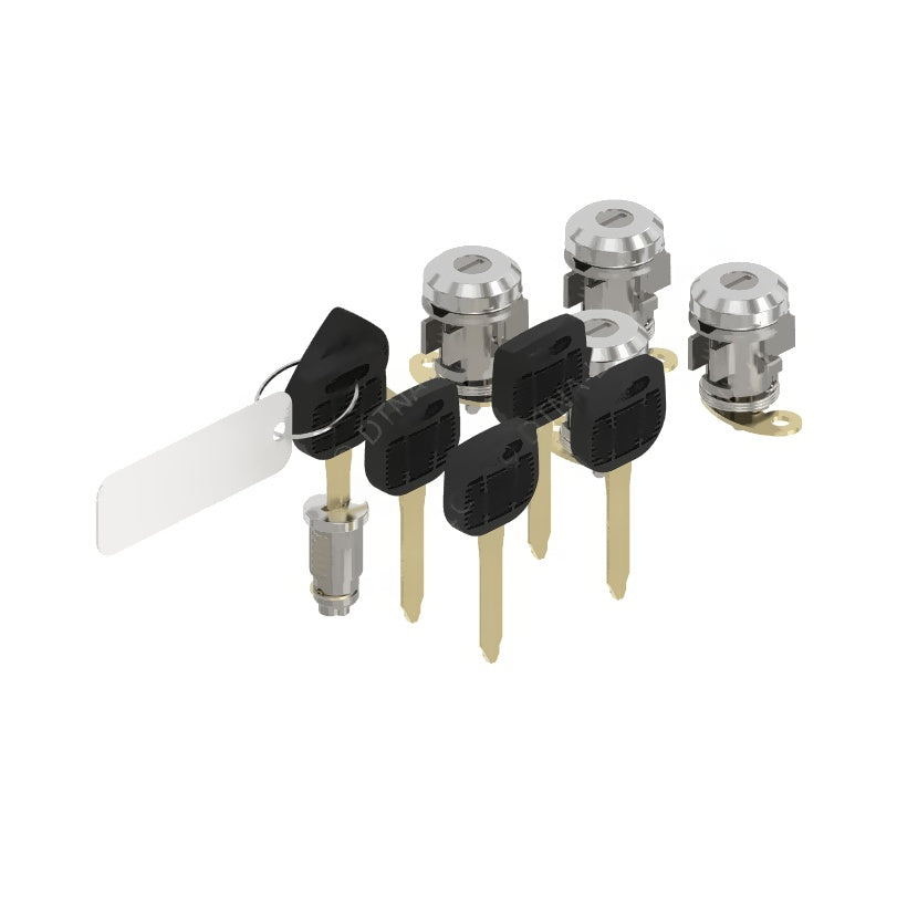 W22-00082-007 M2 4DR LOCKSET,6 KYS,1001-1500