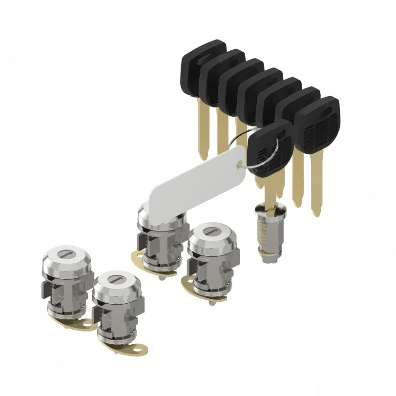 W22-00083-002 M2 4DR LOCKSET,8 KYS,1001-1501