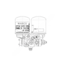 WAB 432 433 037 0 AIR DRYER,TWIN, 36CFM,12V