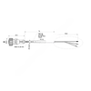 WAB 449 413 025 0 CABLE ABS VLV 2.5M 3 NO. 16GXL