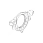 WAB 640 911 742 4 PLATE-ADAPTER,LH,RR,85 DEG,MAXXUS