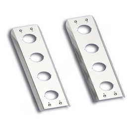 WBP WSLM245 BAR, A/C LIGHT, REAR STRAP CENTERS, PAIR