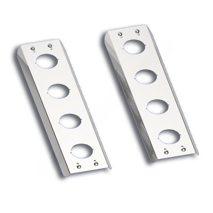 WBP WSLM245 BAR, A/C LIGHT, REAR STRAP CENTERS, PAIR