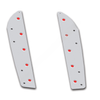 WBP WSS332 PANEL REAR FAIRING 5700XE W/3/4" RED LED