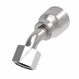 WH  04Z L64 FEMALEFOR-SEALSWIVEL45TUBEELBOW