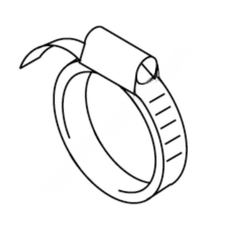 WNA 5011917A CLAMP HOSE 50-70 WGEO 9MM WIDE ZP