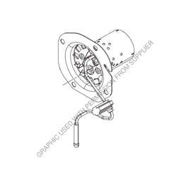WNA 9005092B 12V B BURNER ASSY W/GLO PIN FLAME DET