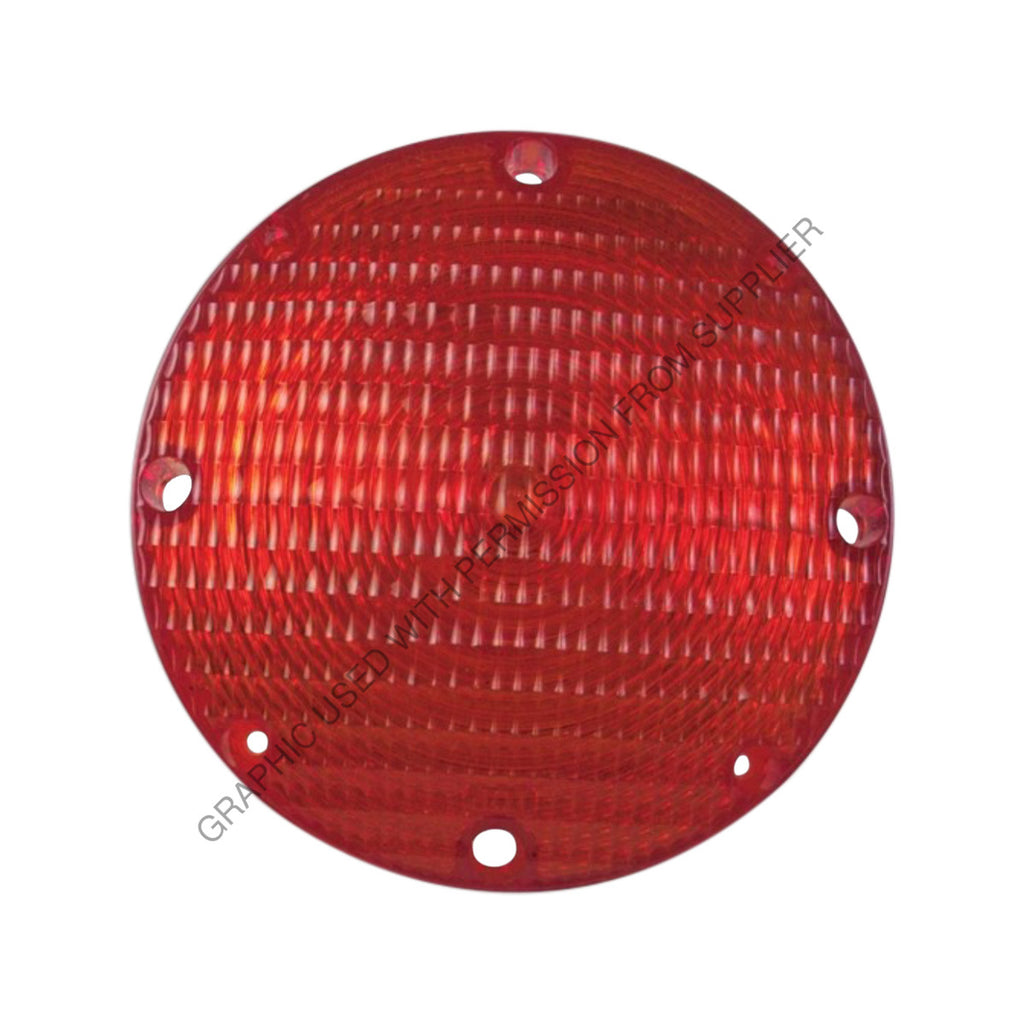 WTE 1003 0000 10 LENS - STOP LIGHT, RED,